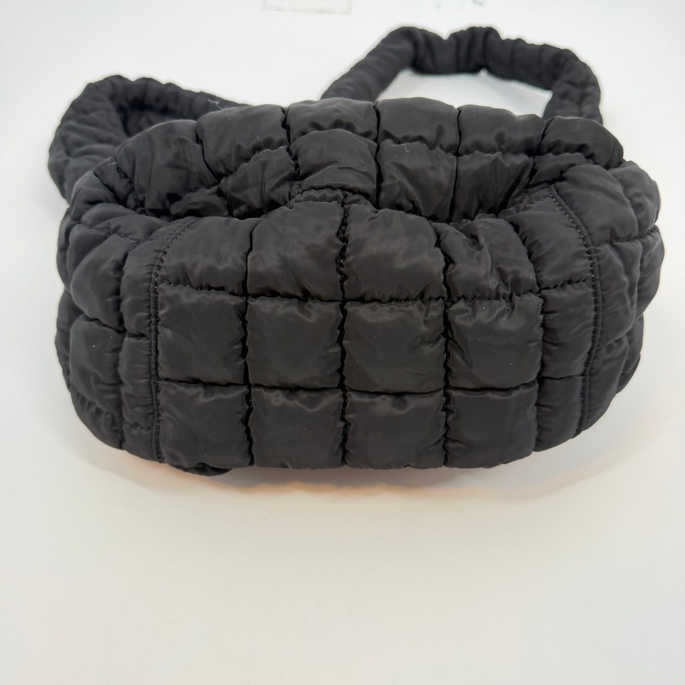 Free People FP Movement Baby Carryall Black Quilted Puffer Bag Padded Strap - Picture 4 of 10
